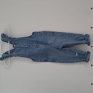 Zara denim overalls